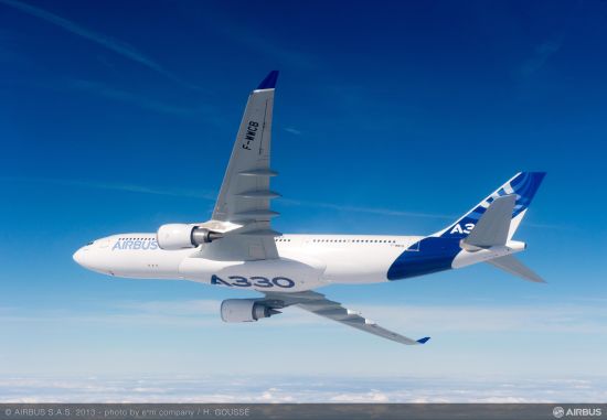 起飞重量242吨空客A330获欧洲航空安全局认