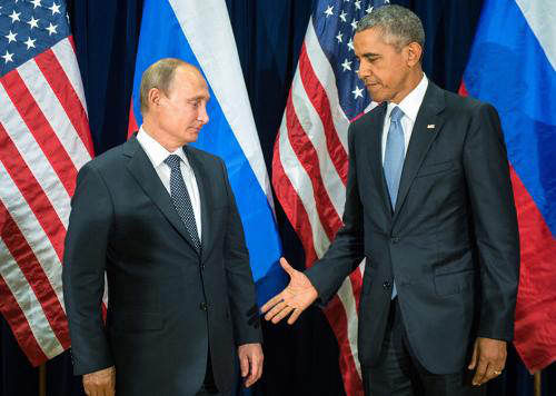 奥巴马和普京还在联合国总部举行了正式双边会谈。