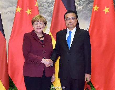 李克强与默克尔