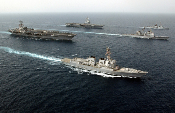 美国海军重建第四舰队 影响范围包括中国(组图