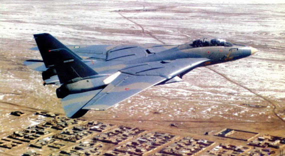 美国媒体炒作称中国向伊朗转售F-14战机零件