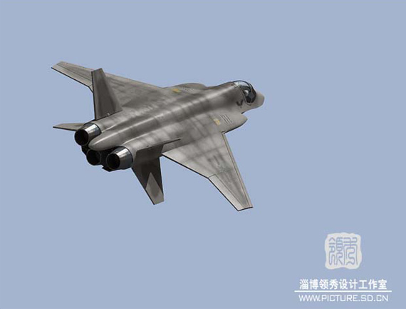 图文：天狼高空高速截击战机方案装有三个发动机