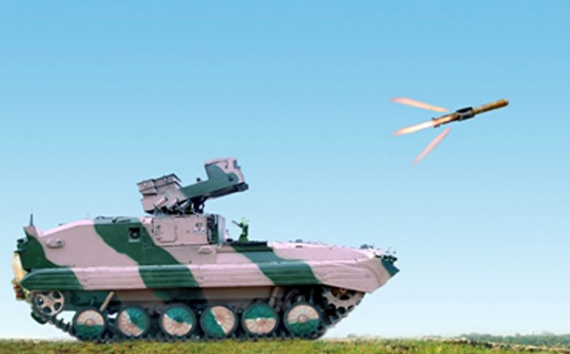 图文:印度国产毒蛇反坦克导弹