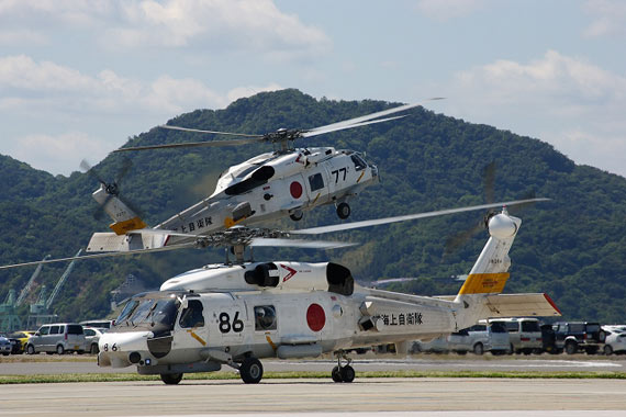 日本拥有大量SH-60J反潜直升机
