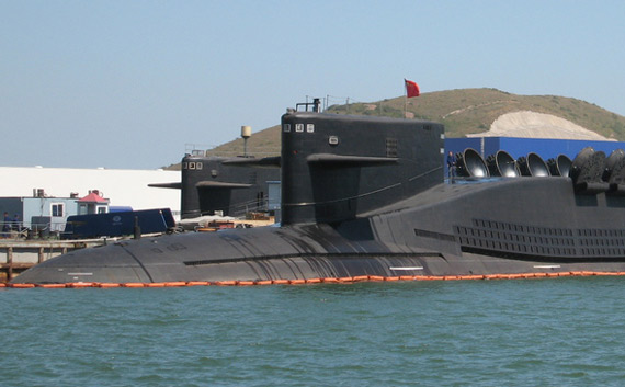 图文:网络流传的中国海军094级战略核潜艇
