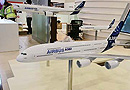 空客公司客机模型亮相北京航展