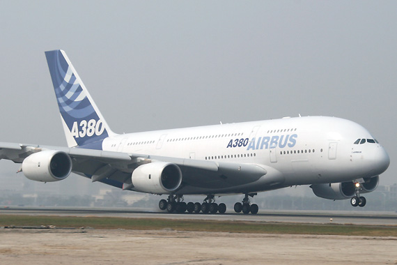空客A380飞机将首次亮相珠海航展