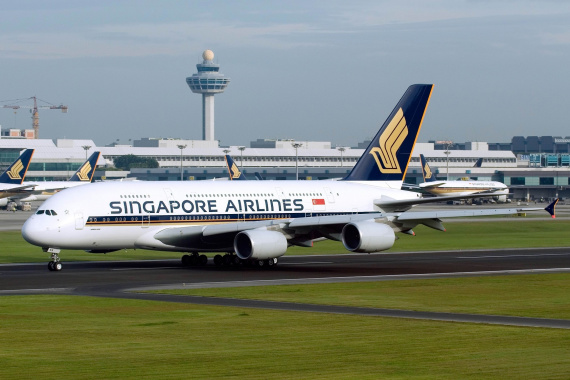 新加坡航空公司a380飞机