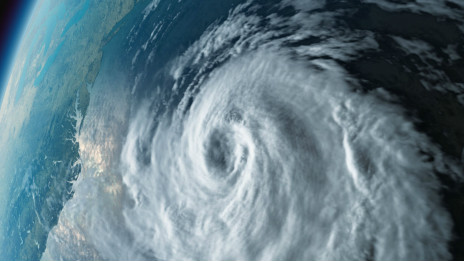 satellite image of a superstorm