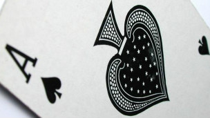 Ace of spades card