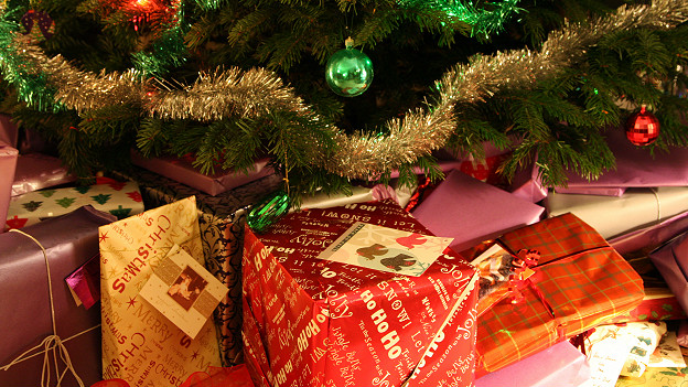 Presents under the Christmas tree