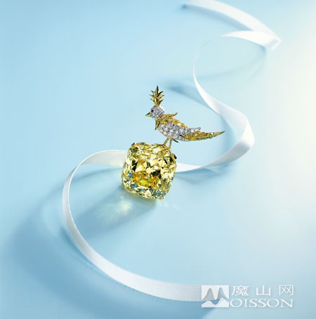 Tiffany & Co。的镇店之宝——重达128.54克拉的Tiffany黄钻