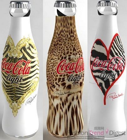 Roberto Cavalli Coca Cola Light Bottles