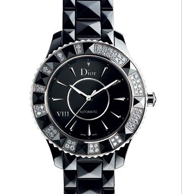 dior watch black ceramic