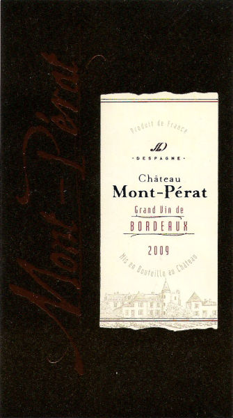 Château Mont-Prat-Cotes de Bordeaux-2009-Rouge