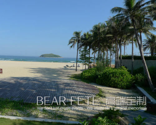 三亚海边浪漫婚礼① 海滩仪式搭建篇_司仪晓晨