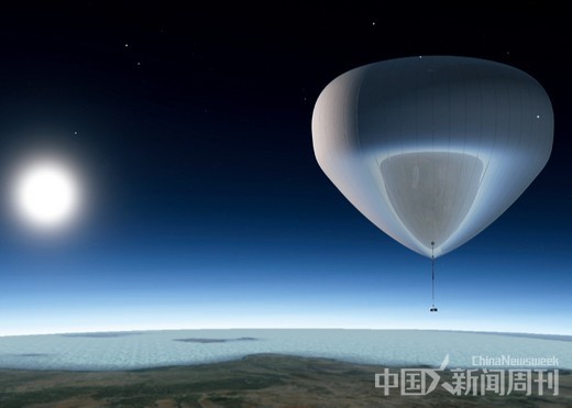 太空旅行氦气球--