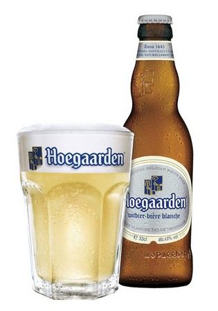 比利时的Hoegarden是最著名的白啤酒品牌