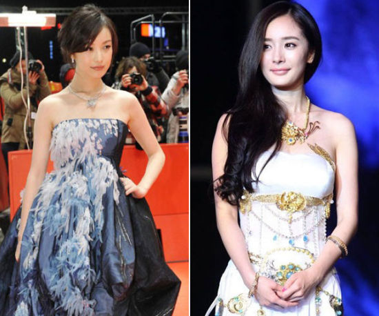 组图俏杨幂美倪妮时尚私搭谁最潮