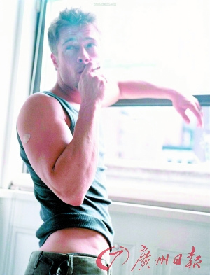  好莱坞曾经最性感的男人布拉德-皮特居然只排在第27位，相信这会让无数粉丝为之抓狂