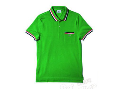 绿色polo衫 Lacoste