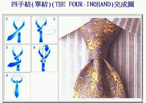 组图:领带的十种打法 时尚男的必修学分(2)