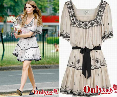 Temperley London Fold Embroidered dress 