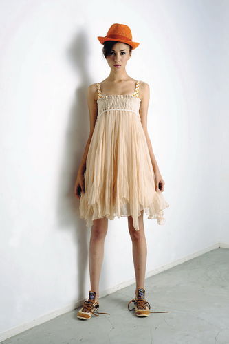 Hideaki Sakaguchi��ɫɴ��tube dress HK$5,430