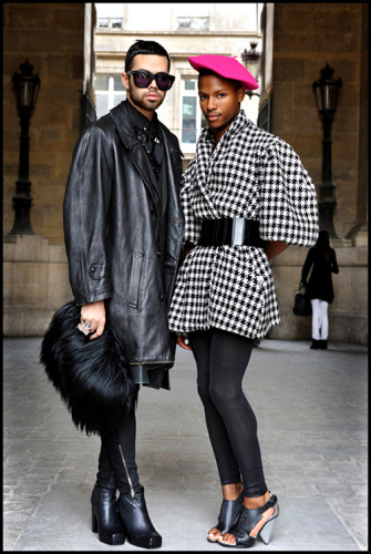 街拍时尚妖男另类搭配