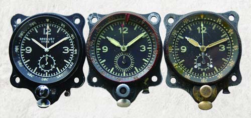 Aircraft clocks