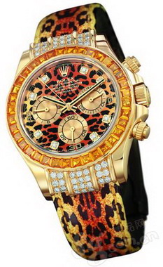 劳力士(Rolex)蚝式恒动宇宙计型迪通拿豹纹腕表