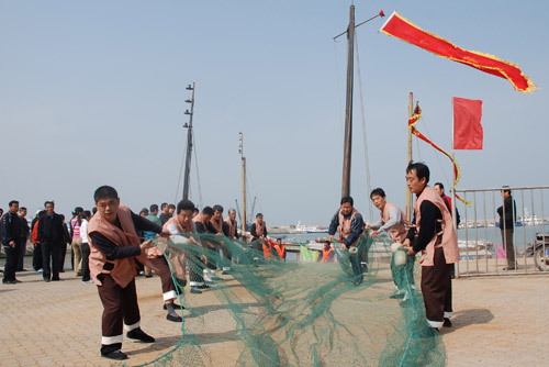 长岛第六届渔家乐民俗文化旅游节开幕(组图)
