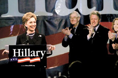 2000年2月，希拉里宣布竞选参议员