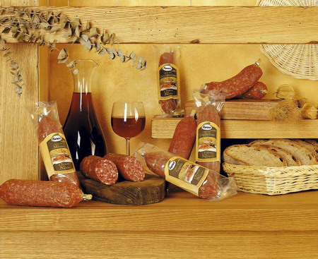 红酒配意大利Salami