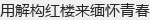 用解构红楼来缅怀青春