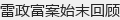 雷政富案始末回顾