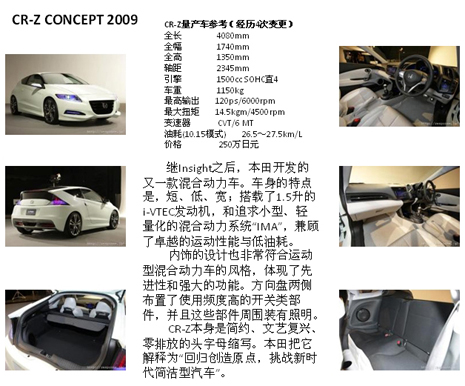 CR-Z CONCEPT 2009