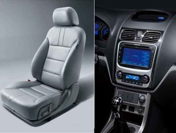 2012款帝豪EC7系新座椅和新中控台