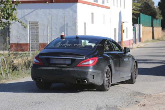 Mercedes-Benz CLS63 AMG Facelift Spy 07