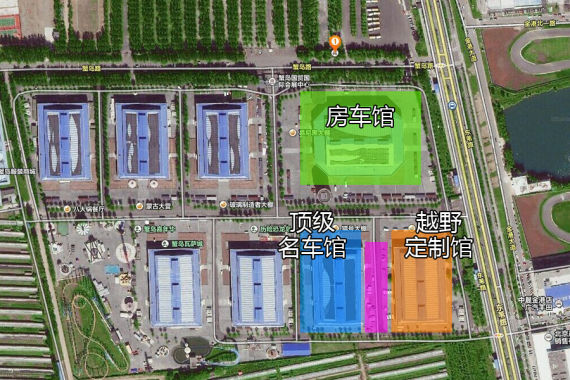 2014首届（北京）梦想车展FB-SHOW展馆地图