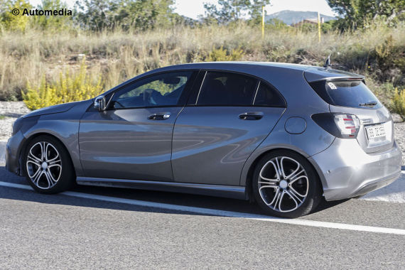 Mercedes-Benz A-Class Facelift Spy 05