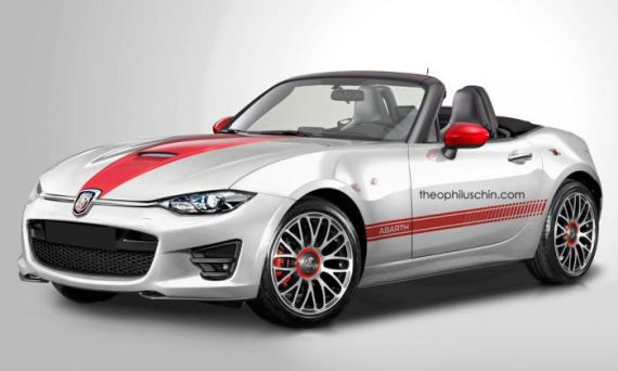 Abarth Roadster rendering