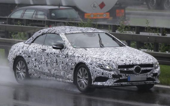 Mercedes-Benz S-class cabriolet spy 02