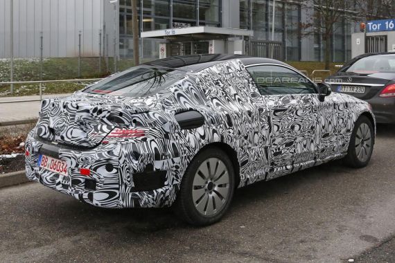 Mercedes C-Class Coupe spy 05