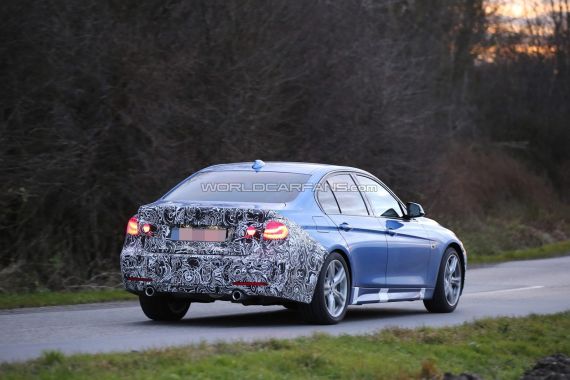 BMW 3-Series facelift spy photo_05