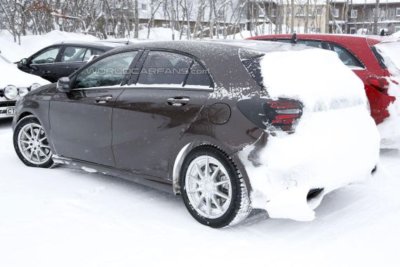 Mercedes-Benz A-Class Facelift Spy 03