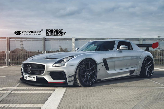 prior design改装梅赛德斯-奔驰sls amg