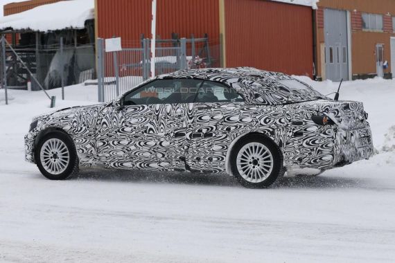 Mercedes-Benz C-Class Cabriolet spy 03