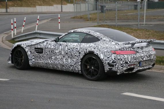 High-performance Mercedes-AMG GT prototype spy 05