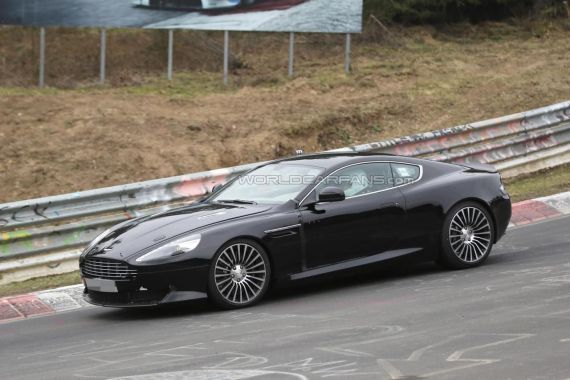 Aston Martin DB9 successor test mule spy